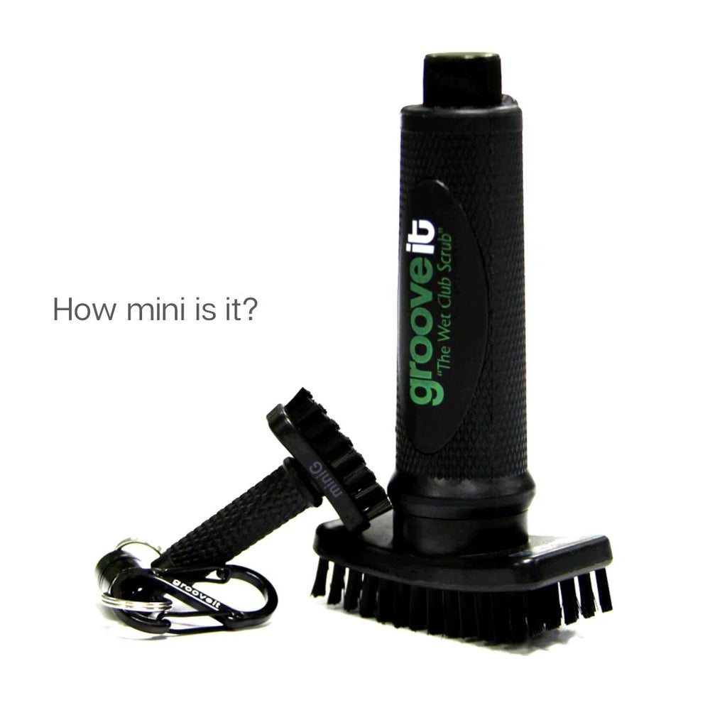 Grooveit miniG – Compact Dry Golf Brush