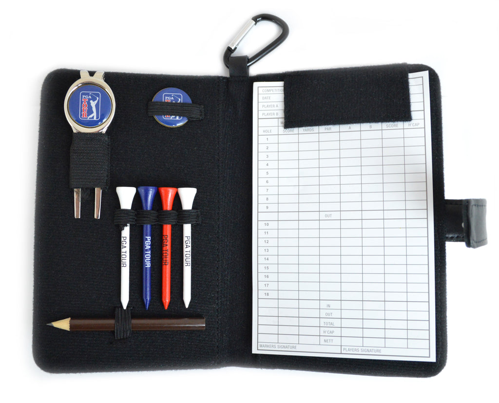 PGA Tour Leather Score Card & Accessory Wallet