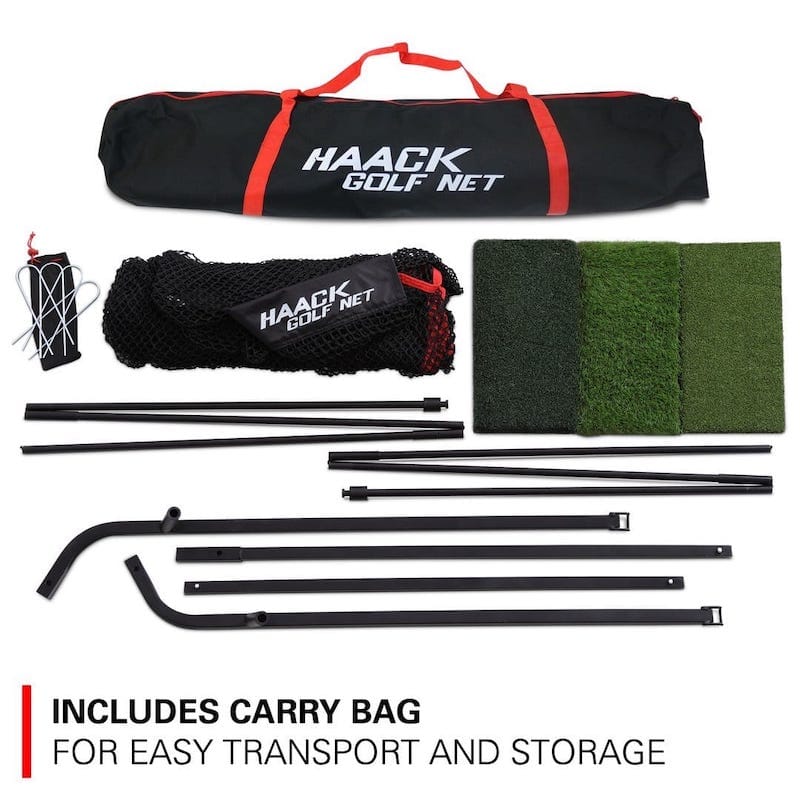 Rukket Haack Golf Net with Tri-Turf Mat