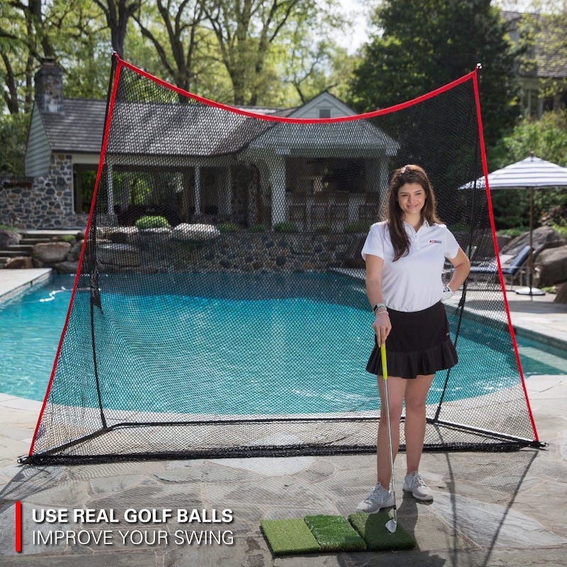 Rukket Haack Golf Net with Tri-Turf Mat