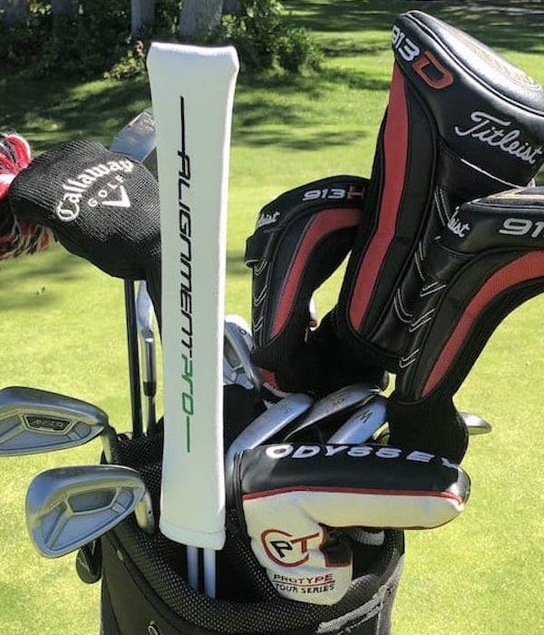 Alignment Pro Head Cover White