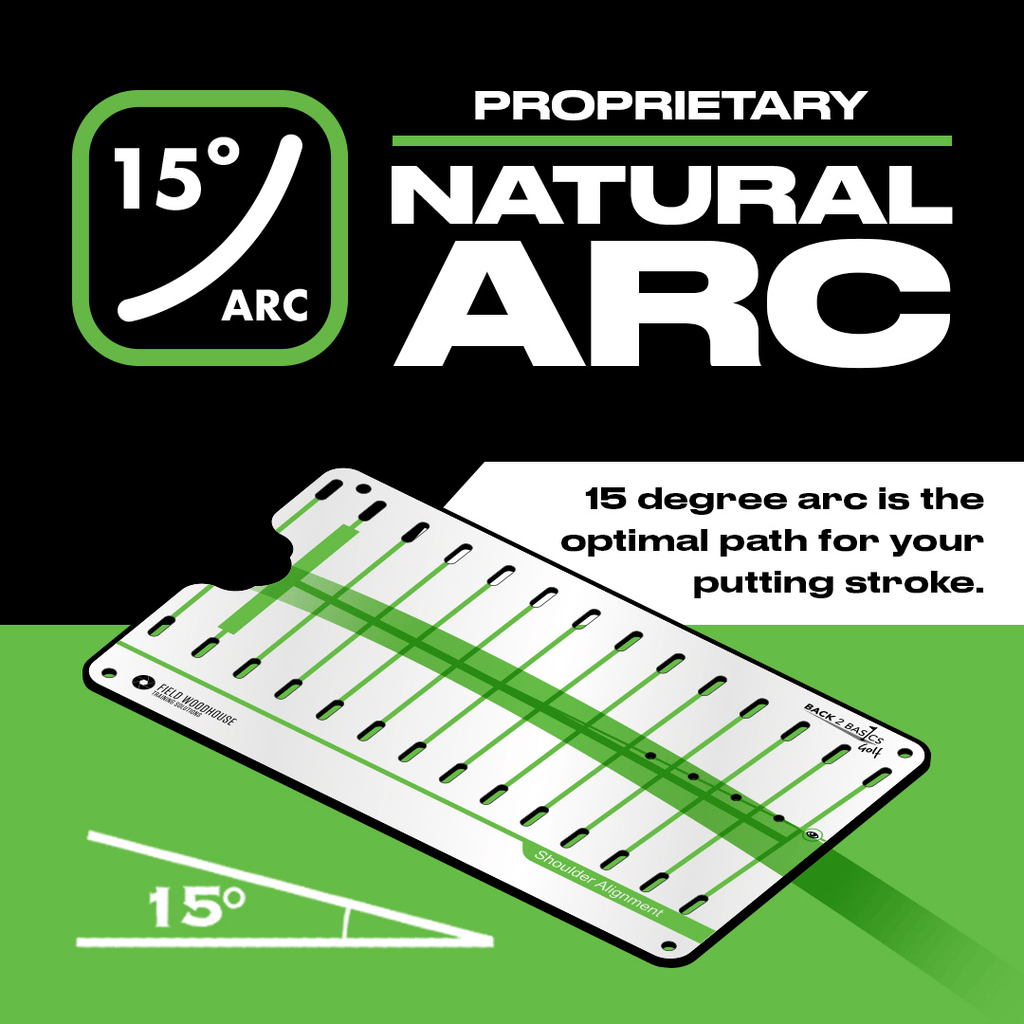 Natural 15 degree arc feature