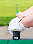 Blast motion sensor on a golf grip