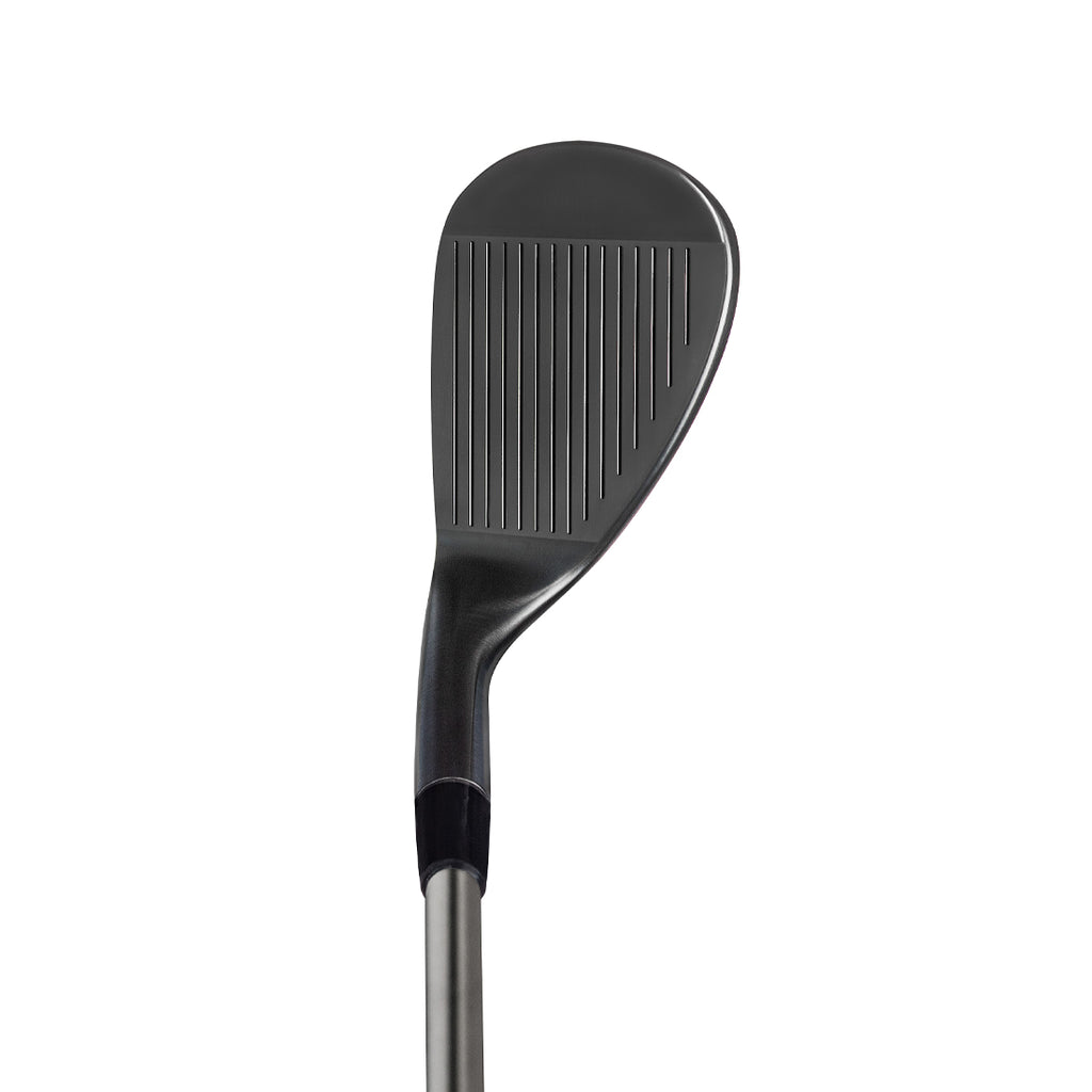 Fourteen FR-5 Diamond Black Satin Wedge face-on product shot on white background showing the full grooved face and dark satin finish