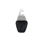Garsen Quad Tour 17 inch Putter Grip cap end view black rubber end cap