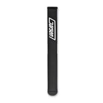 Garsen Quad Tour Pistol Pro Putter Grip front view full length black with logo