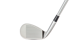 Fourteen RM-a Chrome Satin Wedge showing face and shaft at address angle