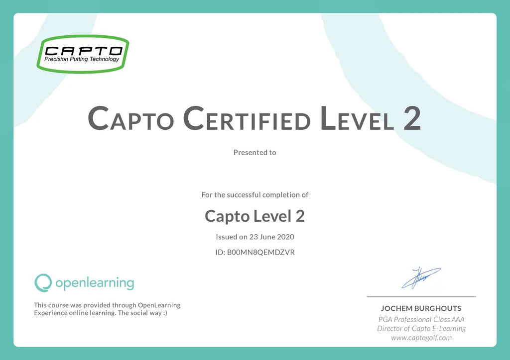 Capto E-Learning Level 1 & 2 Certification Courses