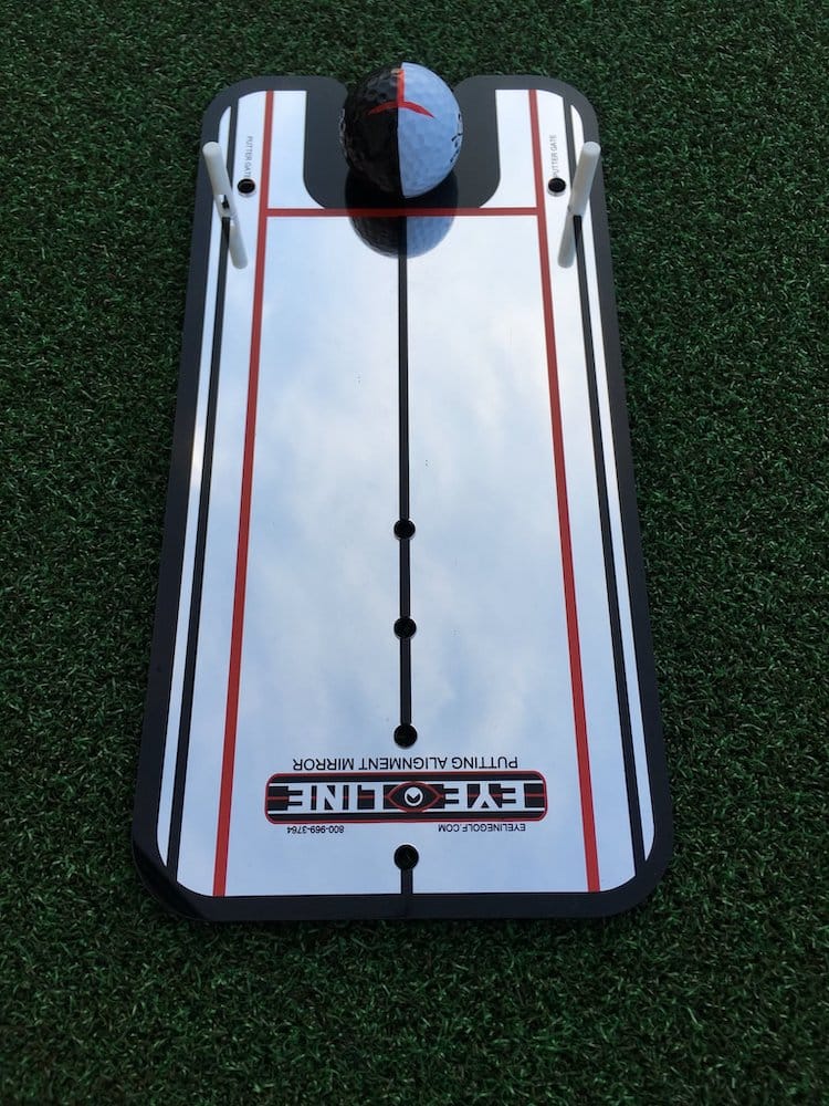 Eyeline Indoor Putting Gate Posts used on the outer section of the putting mirror