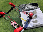 Eyeline Speed Trap 2.0 with its drawstring bag on the green