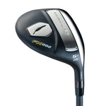 A black golf club with a silver and white head, labeled 'FX-002' and '508C'.