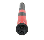 Garsen Max Putter Grip cap end view red black rubber end cap