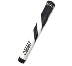 Garsen Max Putter Grip front view white black chevron contrast panel