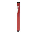 Garsen Quad Tour Putter Grip front view red non-tapered profile