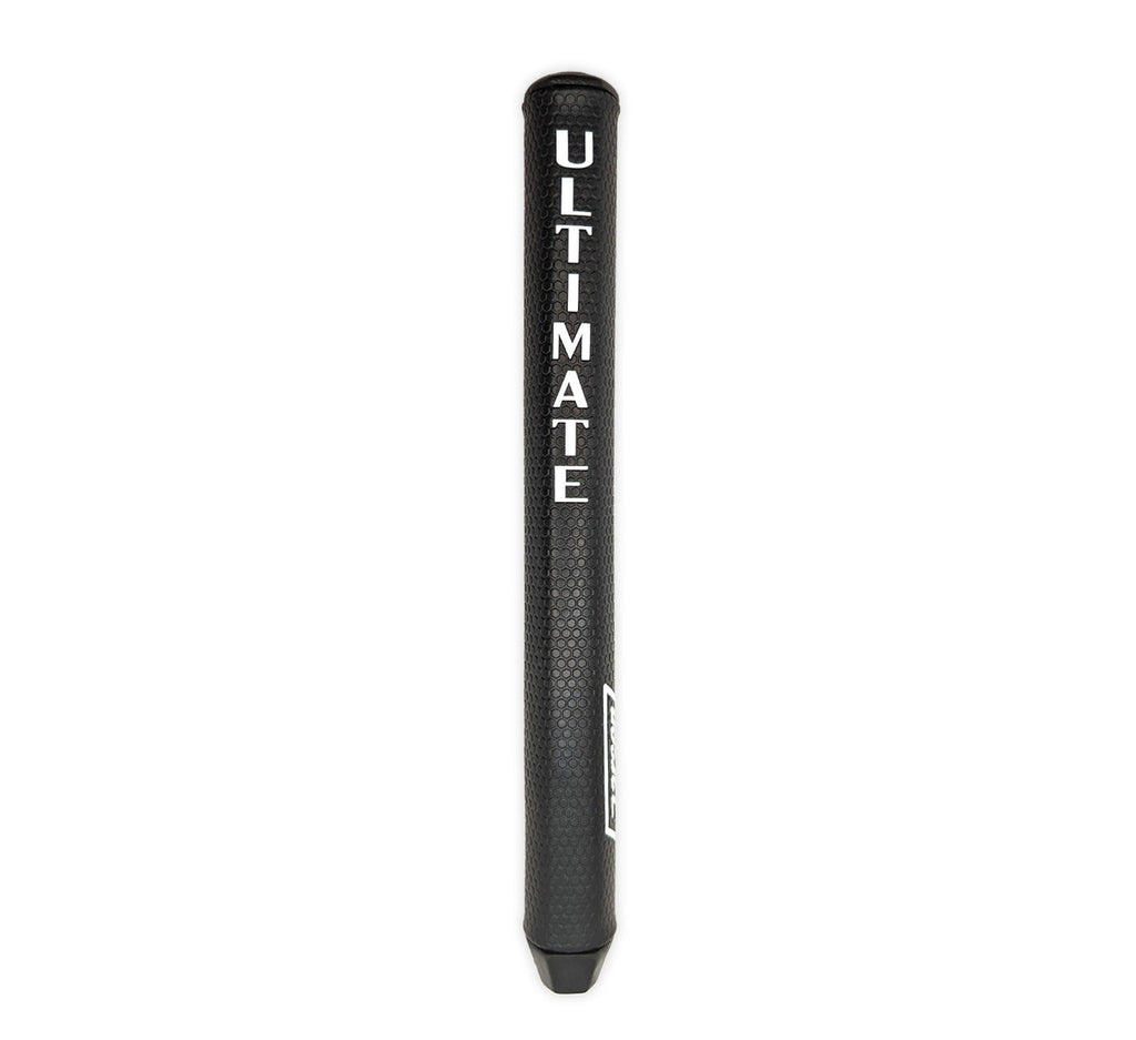 Garsen Ultimate Putter Grip front view black Ultimate branding