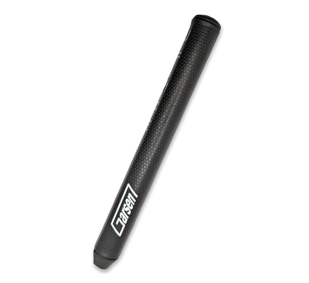 Garsen Ultimate Putter Grip front view black Garsen logo detail
