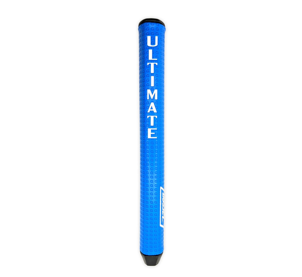 Garsen Ultimate Putter Grip front view blue Ultimate branding