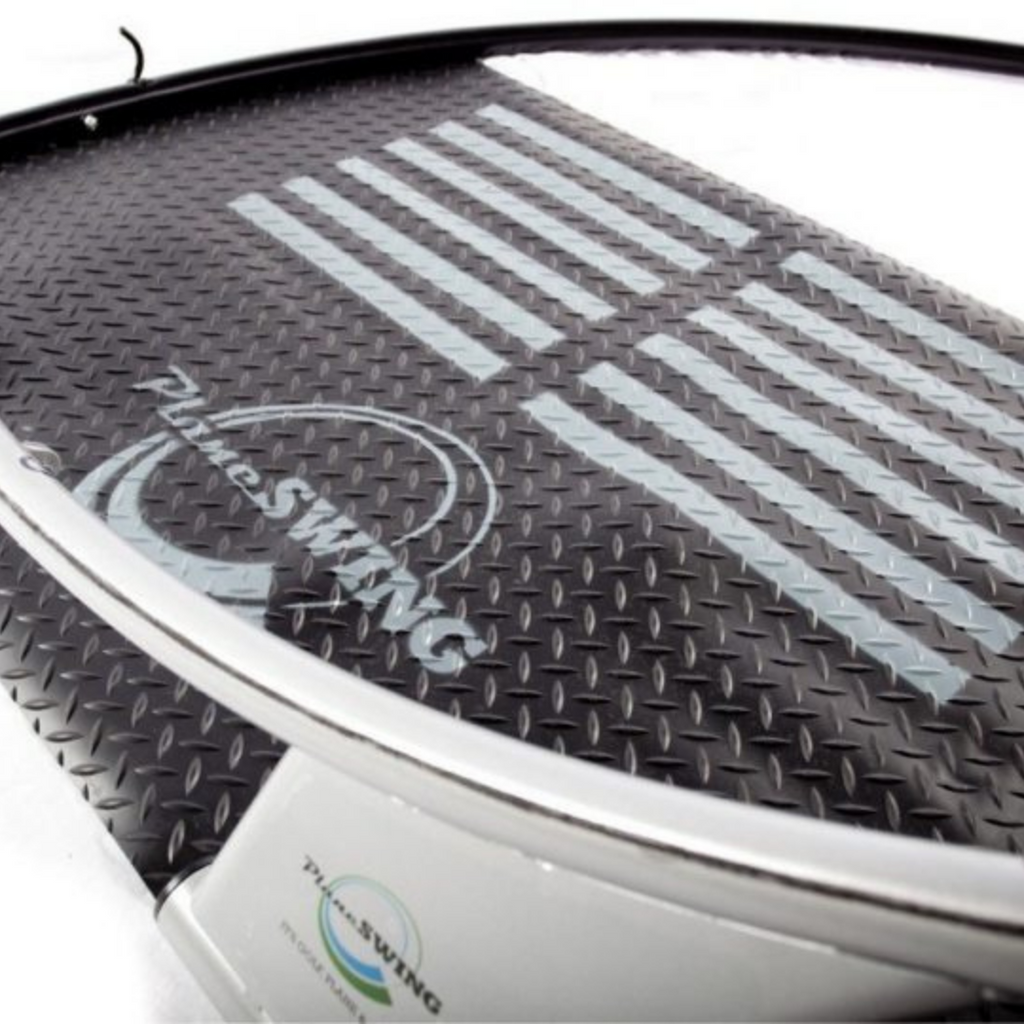 PlaneSWING Training System with PowerSLIDER close up non-slip platform base detail