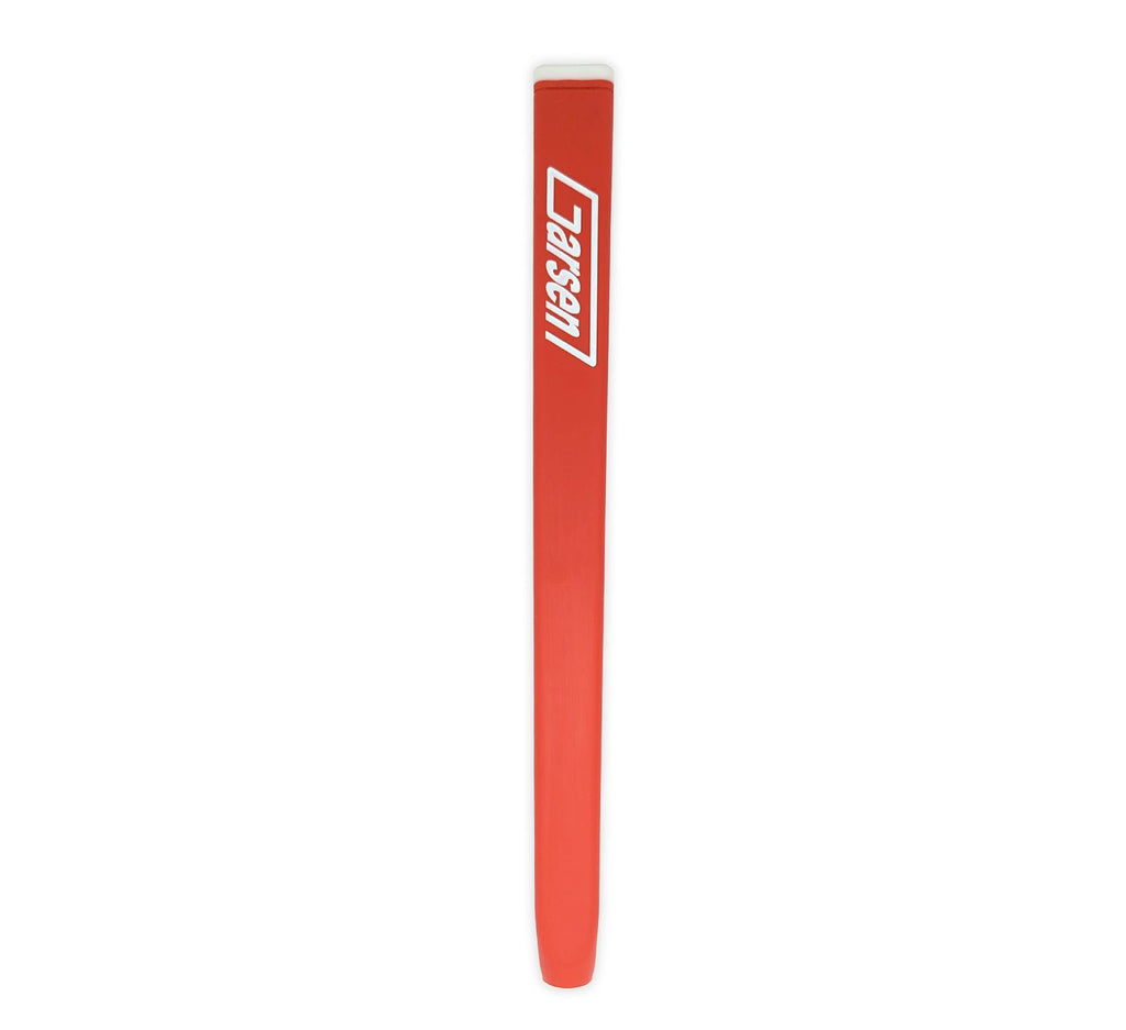 Garsen Quad Tour TPE RG Putter Grip front view red full length