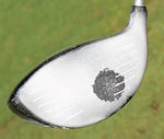 Strike Spray Impact Spray applied to driver face close up contact pattern